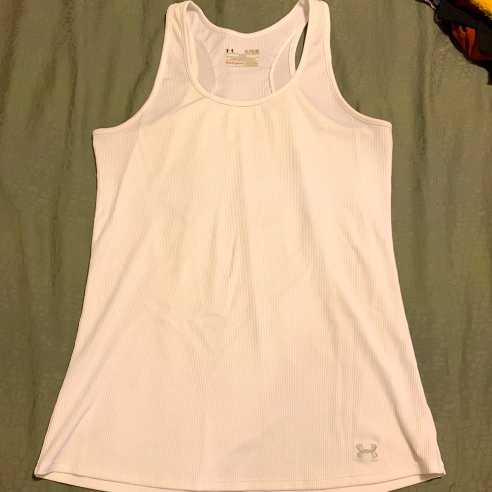 Under Armour XL white heatgear tank top